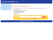Tablet Screenshot of cooperativeschoolsanpedro.com
